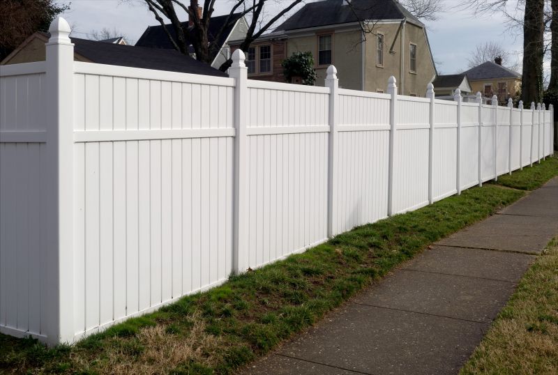 Contemporary Vinyl Fence